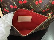 Kitlife Louis Vuitton x TM Neverfull MM Bag Brown Cherry Monogram Canvas M13263 31x28x14cm - 4