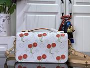 Kitlife Louis Vuitton x TM Pochette Métis East West White Cherey Monogram Canvas M14231 13.5x6x21.5cm - 4