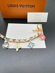 Kitlife Louis Vuitton Four-leaf Clover White Chain Pendant Gold Buckle - 5
