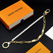 Kitlife Louis Vuitton Pearl and Diamond Double-layer Chain Gold Buckle - 6