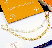 Kitlife Louis Vuitton Pearl and Diamond Double-layer Chain Gold Buckle - 4