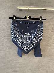 Kitlife Miu Miu 25 Square Bandana & Skirt Set Dark Blue - 6