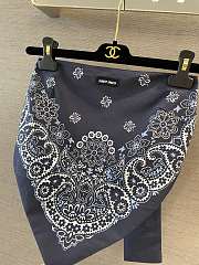 Kitlife Miu Miu 25 Square Bandana & Skirt Set Dark Blue - 5