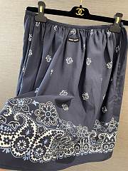 Kitlife Miu Miu 25 Square Bandana & Skirt Set Dark Blue - 4