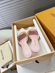 Kitlife Louis Vuitton × Murakami Mules Pink Denim - 6