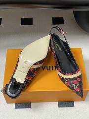Kitlife Louis Vuitton 6AM Slingback Sandals Cherry Brown - 5