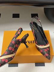 Kitlife Louis Vuitton 6AM Slingback Sandals Cherry Brown - 4