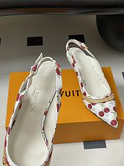Kitlife Louis Vuitton 6AM Slingback Sandals Cherry White - 6