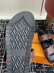 Kitlife Louis Vuitton x TM Bom Dia Flat Comfort Mule Cherry Brown - 3