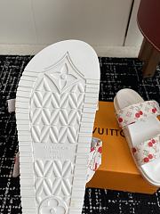 Kitlife Louis Vuitton x TM Bom Dia Flat Comfort Mule Cherry White - 6