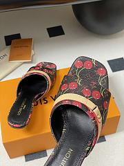 Kitlife Louis Vuitton x TM 6AM Heel Sandals Cherry Brown - 5
