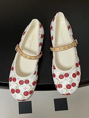 Kitlife Louis Vuitton Romy Ballet Flats Shoes Cherry White - 1