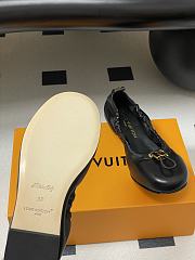 Kitlife Louis Vuitton 25S Nolita Ballet Flat Shoes Black - 6
