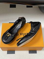 Kitlife Louis Vuitton 25S Nolita Ballet Flat Shoes Black - 4