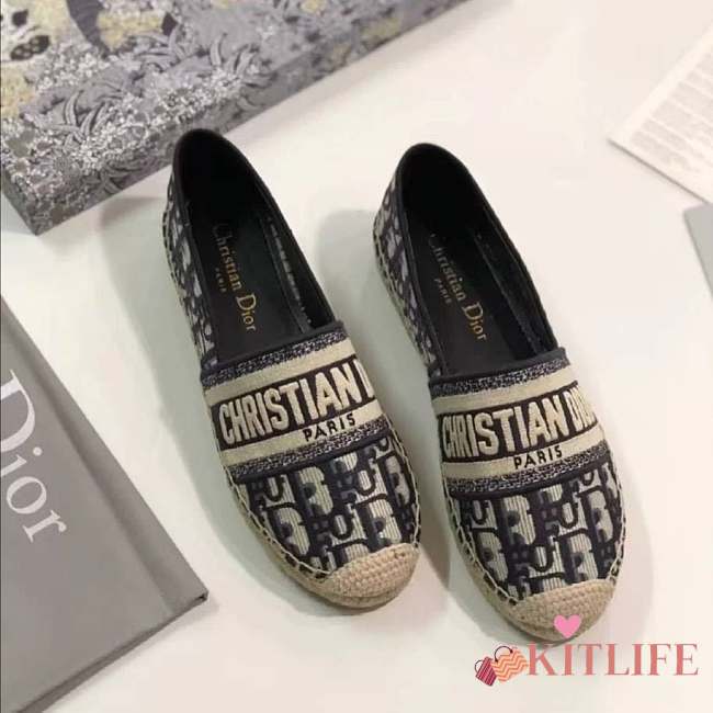 Kitlife Dior Granville Espadrille Blue Oblique - 1