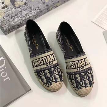 Kitlife Dior Granville Espadrille Blue Oblique