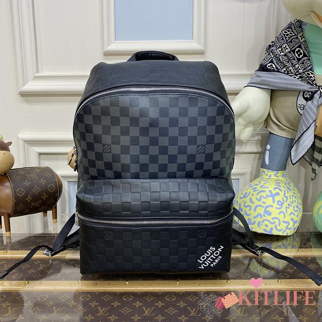 Kitlife Louis Vuitton Discovery PM Backpack Black Graphite N40436 30x40x20cm  - 1