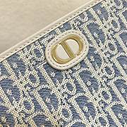 Kitlife Dior 30 Montaigne Clutch White & Light Blue 26x20x5.5cm - 2