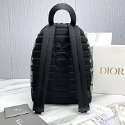 Kitlife Dior Backpack Beige and Blue Oblique 30x42x15cm - 2