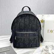 Kitlife Dior Backpack Black Oblique 30x42x15cm - 1