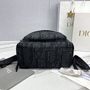 Kitlife Dior Backpack Black Oblique 30x42x15cm - 4