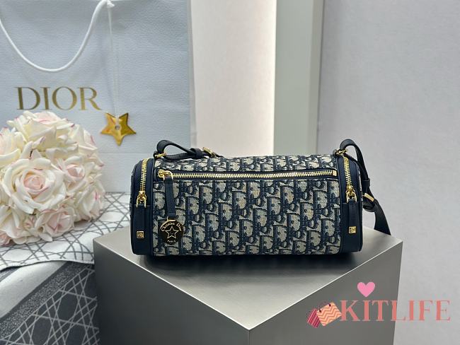 Kitlife Dior Star East-West Cylindrical Bag 27x11x10cm - 1