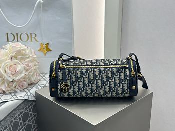 Kitlife Dior Star East-West Cylindrical Bag 27x11x10cm