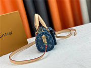 Kitlife Louis Vuitton Nano Speedy Bag Denim Blue Monogram M82950 16x10x7.5cm - 6