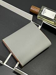 Kitlife Loewe Short Fold Wallet Grey 10x11cm - 4