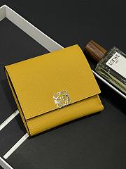 Kitlife Loewe Short Fold Wallet Yellow 10x11cm - 1