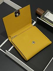 Kitlife Loewe Short Fold Wallet Yellow 10x11cm - 6