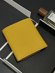 Kitlife Loewe Short Fold Wallet Yellow 10x11cm - 3