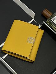 Kitlife Loewe Short Fold Wallet Yellow 10x11cm - 5