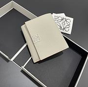 Kitlife Loewe Short Fold Wallet Cream 10x11cm - 5