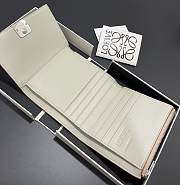 Kitlife Loewe Short Fold Wallet Cream 10x11cm - 2