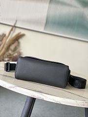 Kitlife Louis Vuitton Pulse Messenger Bag Black Monogram Shadow M14874 26.6x17x11cm - 4
