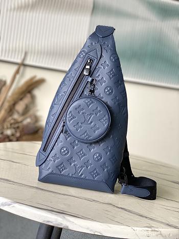 Kitlife Louis Vuitton Duo Slingbag Dark Blue M24467 20x42x6cm