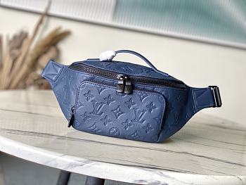 Kitlife Louis Vuitton Rush Waist Bag Dark Blue M25227 30x15x8cm