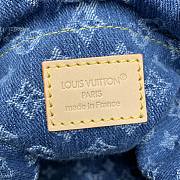 Kitlife Louis Vuitton Nano Noé Bag Blue Monogram Denim M83043 20.5x17.5x9cm - 3