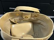 Kitlife Chanel Deauville Shopping Tote Bag Yellow 34cm - 6