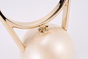 Kitlife Chanell Pearl Ball Evening Bag with Metal Handle - Chic and Timeless AS5706 - 2