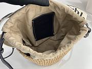 Kitlife Chloe Small Woody Basket Bag White 17x16x16cm - 2
