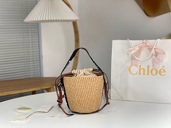 Kitlife Chloe Small Woody Basket Bag Black 17x16x16cm