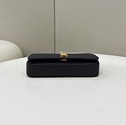 Kitlife Fendi Fendigraphy Wallet On Chain Fabric Black 21x4x11cm - 6