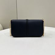 Kitlife Fendi Fendigraphy Wallet On Chain Fabric Black 21x4x11cm - 5