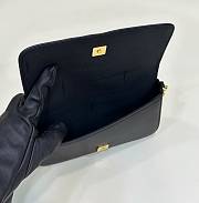 Kitlife Fendi Fendigraphy Wallet On Chain Fabric Black 21x4x11cm - 4