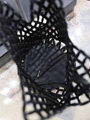 Kitlife Saint Laurent Bucket Supple Hand-woven Bag Black 821911 14×43×14cm  - 2