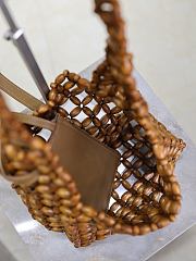 Kitlife Saint Laurent Bucket Supple Hand-woven Bag Brown 821911 14×43×14cm - 6