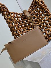 Kitlife Saint Laurent Bucket Supple Hand-woven Bag Brown 821911 14×43×14cm - 2