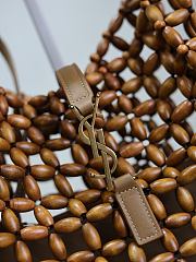 Kitlife Saint Laurent Bucket Supple Hand-woven Bag Brown 821911 14×43×14cm - 4